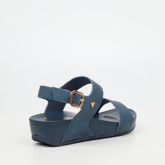 Butterfly Feet Ladies Daya 5 Navy Sandals