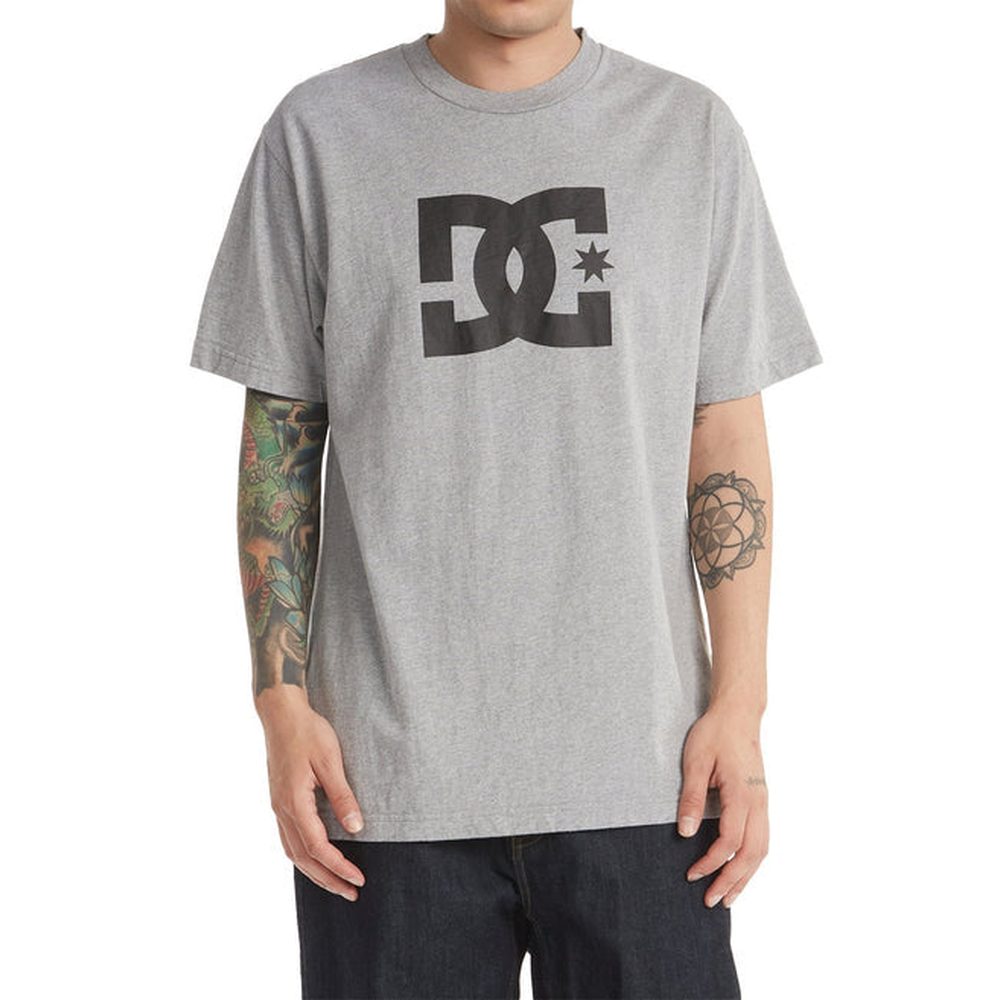 DC Shoes Star Short Sleeve T-Shirt  In Heather Grey