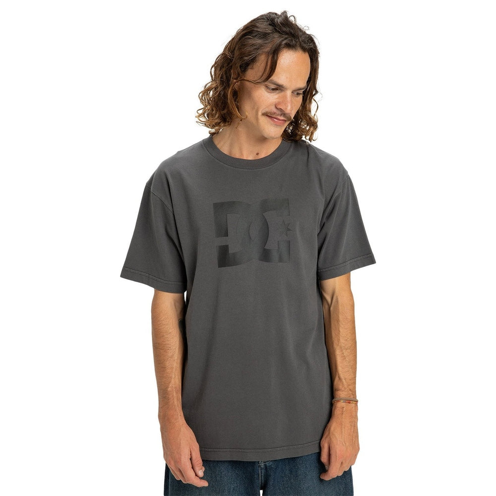 DC Shoes Mens DC Star Short Sleeves T-Shirt In Heather Grey