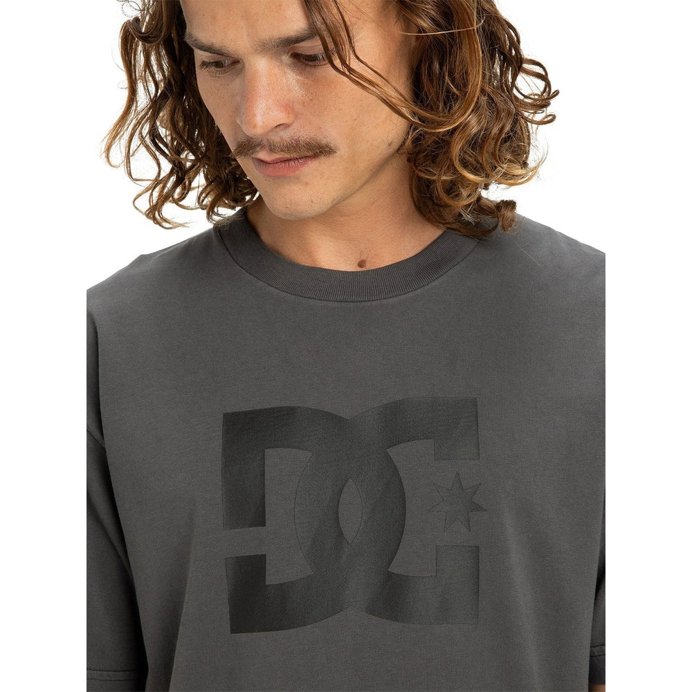 DC Shoes Mens DC Star Short Sleeves T-Shirt In Heather Grey