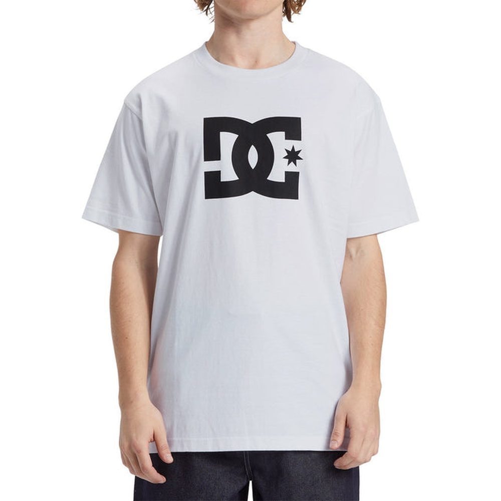 DC Shoes Star Short Sleeve T-Shirt In Black And White