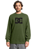 DC Mens Dc Star Crew Neck Sweatshirt In Green
