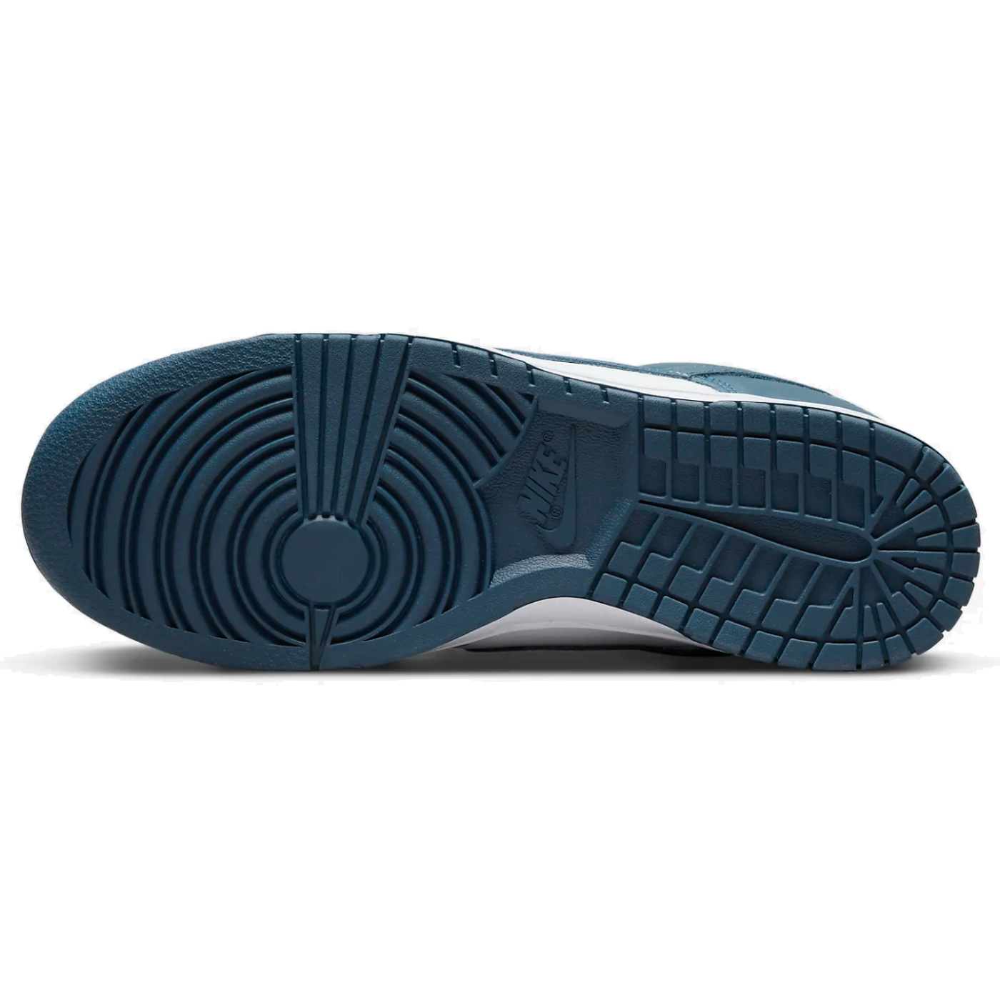 Nike Mens Dunk Low Retro Sneakers In White/Valerian Blue