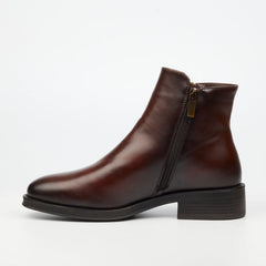 Miss Black Ladies Deers 1 Boots In Chocolate