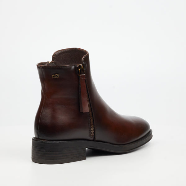 Miss Black Ladies Deers 1 Boots In Chocolate