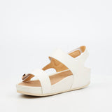Butterfly Feet Ladies Delia 11 White Shoes