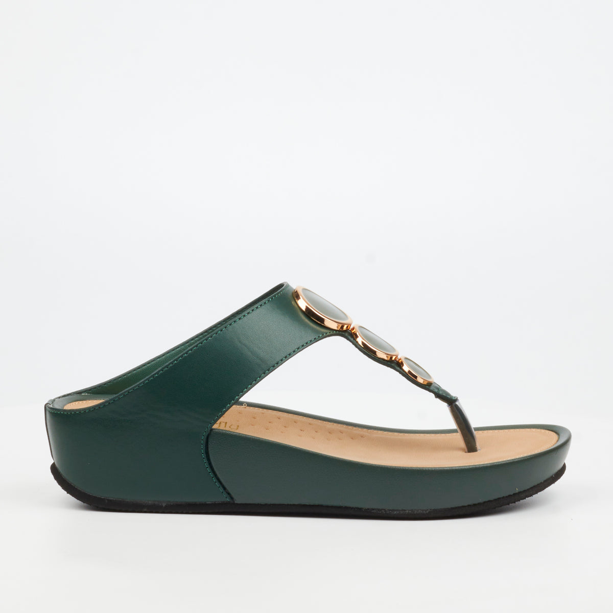 Butterfly Feet Ladies Green Delia 13 Shoes