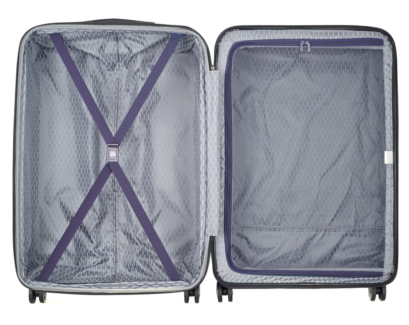 Delsey Paris Air Armour Trolley Case In Dark Purple