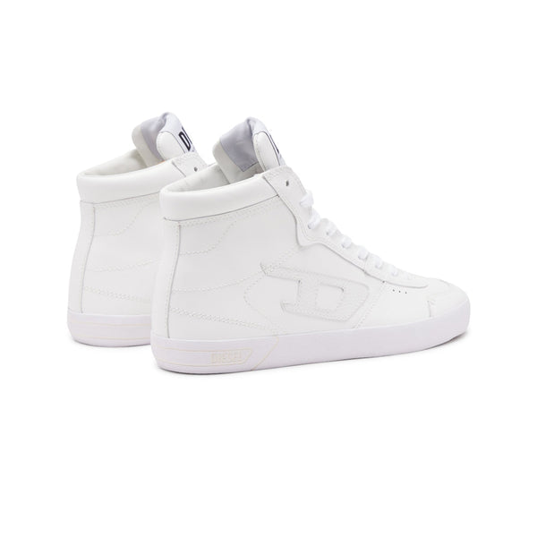 Diesel Mens White S-Leroji-D Mid Sneakers
