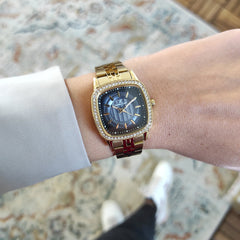 Daniel Klein Womens Watch In Gold & Blue