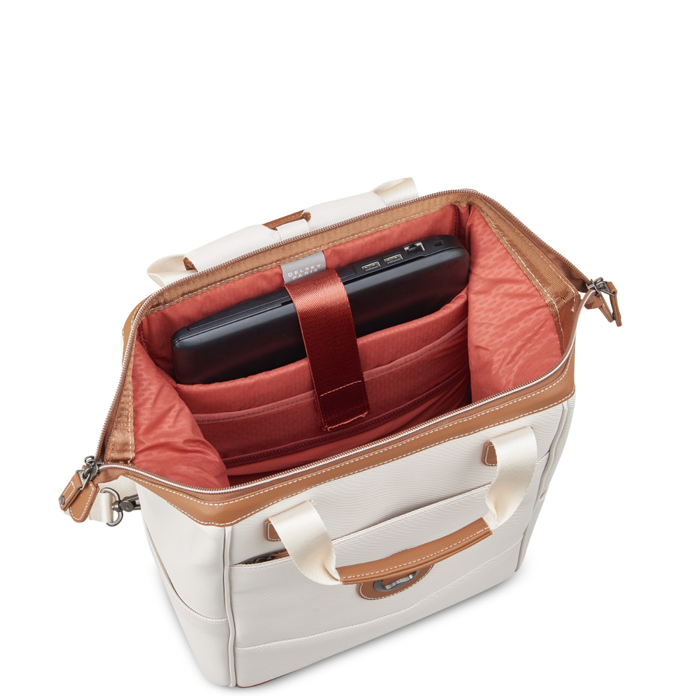 Delsey Paris Chatelet Air Soft 14" Backpack In Angora