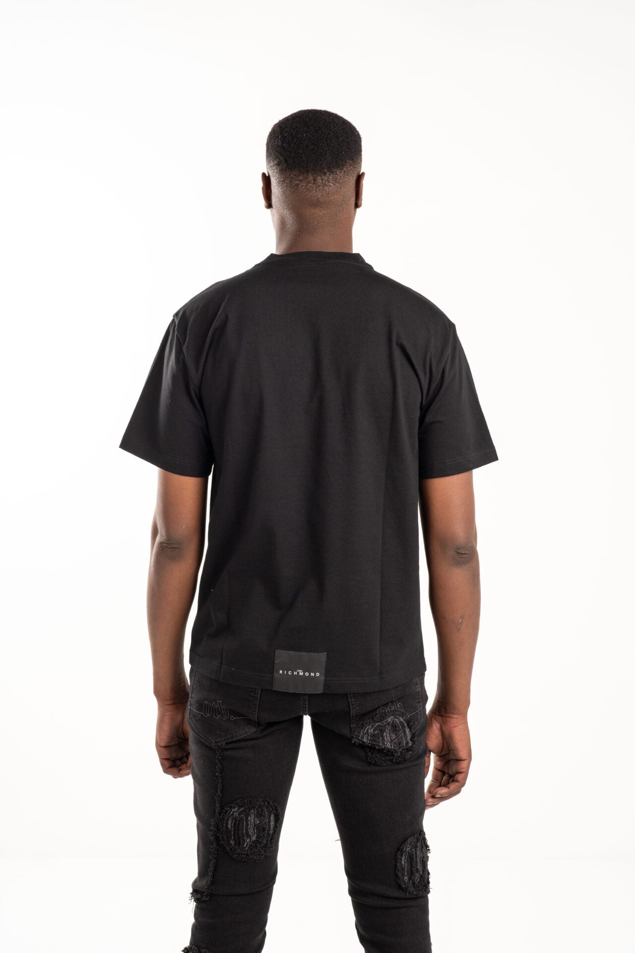 John Richmond Rma23083Tsit T-Shirt Over Hanso Black