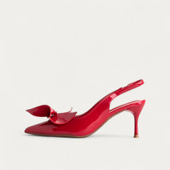 La Her Womens QXG-23 Heels In Red