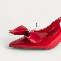 La Her Womens QXG-23 Heels In Red