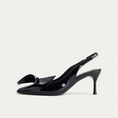 La Her Womens QXG-35 Heels In Black