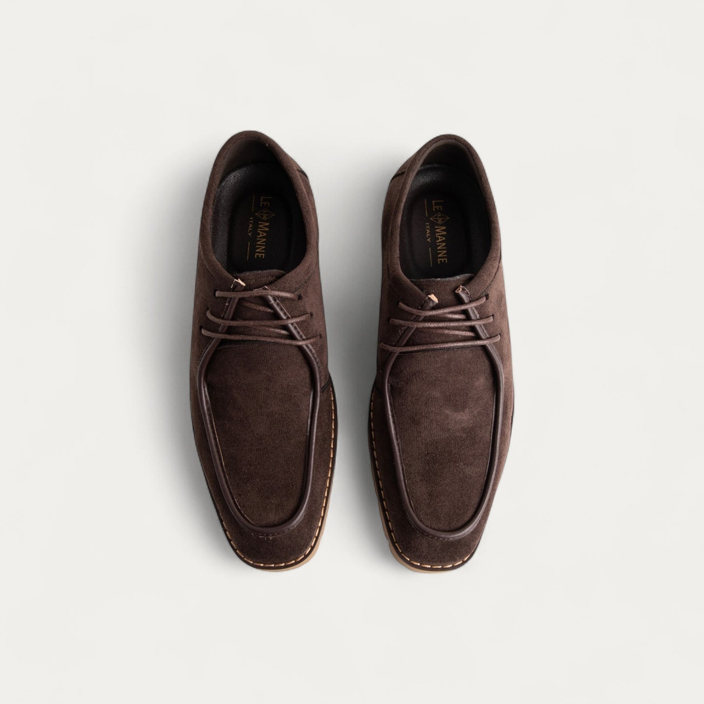 Le Manne Mens BHP-32 Shoes In Coffee