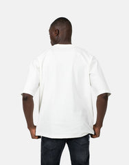 Les Hommes Mens Rubber Print T-Shirt In White