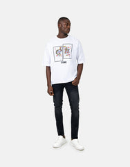 Les Hommes Mens Queen King T-Shirt In White
