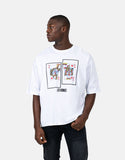 Les Hommes Mens Queen King T-Shirt In White