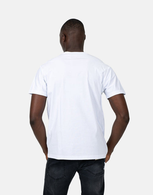 Les Hommes Mens Queen Of Hearts T-Shirt In White