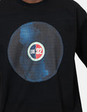 Les Hommes Mens Over Vinyl T-Shirt In Black