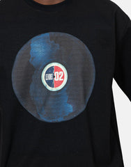 Les Hommes Mens Over Vinyl T-Shirt In Black