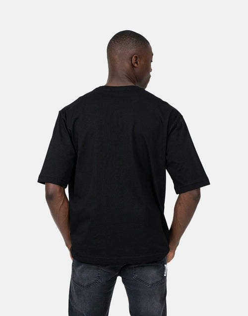 Les Hommes Mens Macro Logo T-Shirt In Black