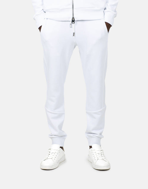Les Hommes Mens Jogger Sweatpants In White