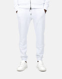 Les Hommes Mens Jogger Sweatpants In White