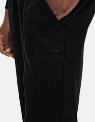 Les Hommes Mens Logo Jogger Sweatpants In Black