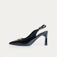 La Her Womens GSP-13 Heels In Black