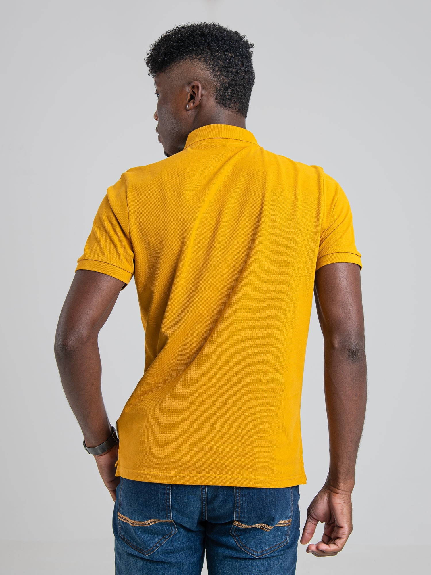 Ben Sherman Ben Polo Mens Golfers In Banana