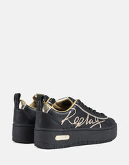 Replay Womens Disco Sign Shoes Black