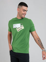 Ben Sherman W78232 Mens Music Is Life T-Shirt Green