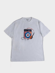 Ben Sherman W78215 Portable Radio Tee Shirt White