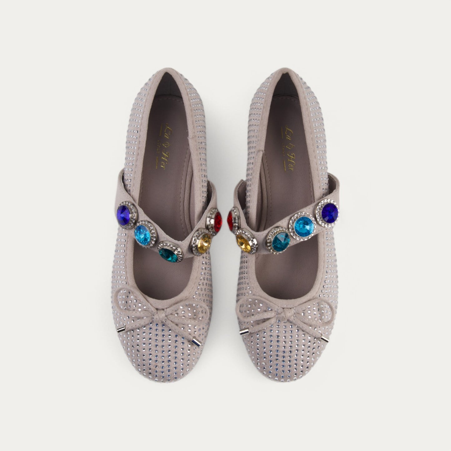 La Her Womens Pumps In Grey