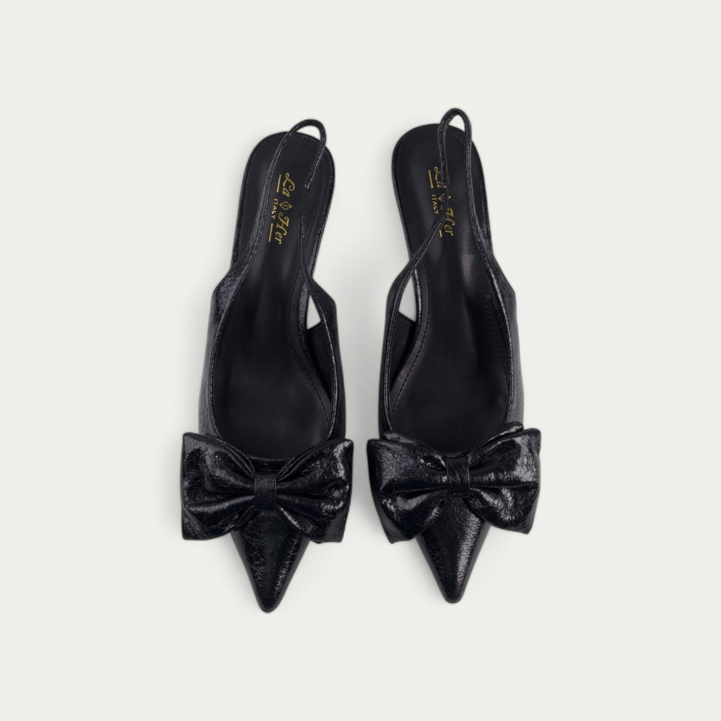 La Her Womens Vela Heels In Black