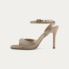 La Her Womens Isla Heels In Gold