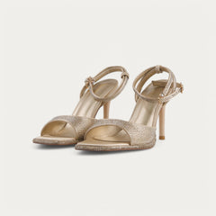 La Her Womens Isla Heels In Gold