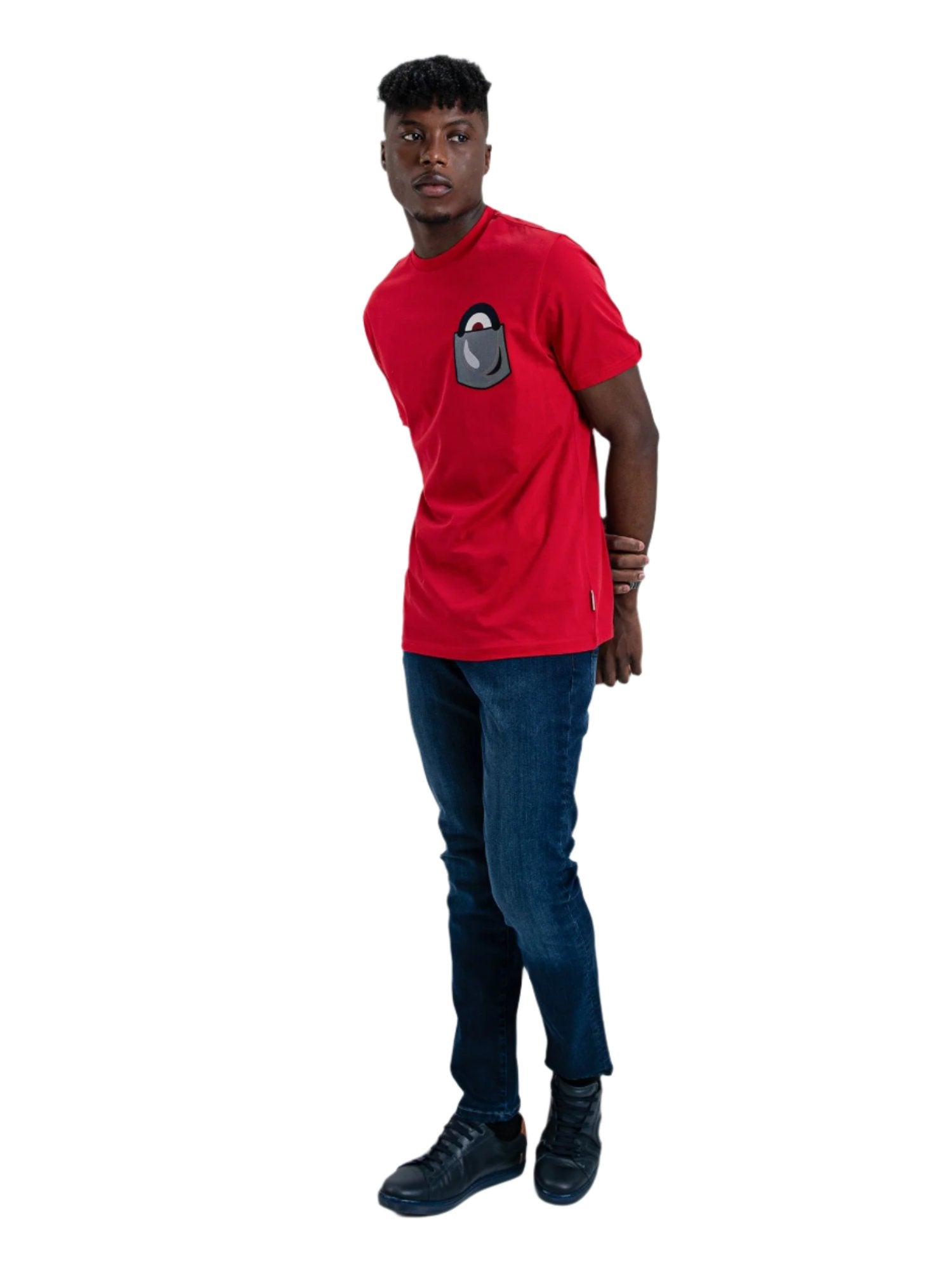 Ben Sherman W23997 Target Pocket Tee Shirt Red