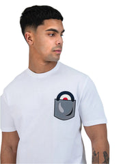 Ben Sherman W23997 Target Pocket Tee Shirt White