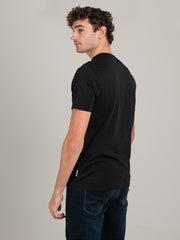 Ben Sherman W76151 Shroom Art Tee Shirt Black