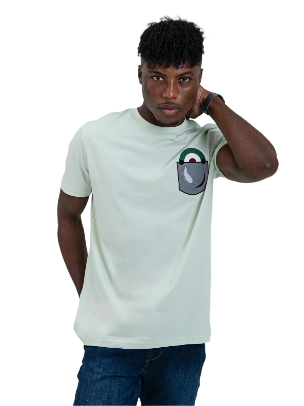 Ben Sherman W23997 Target Pocket Tee Shirt Pistachio