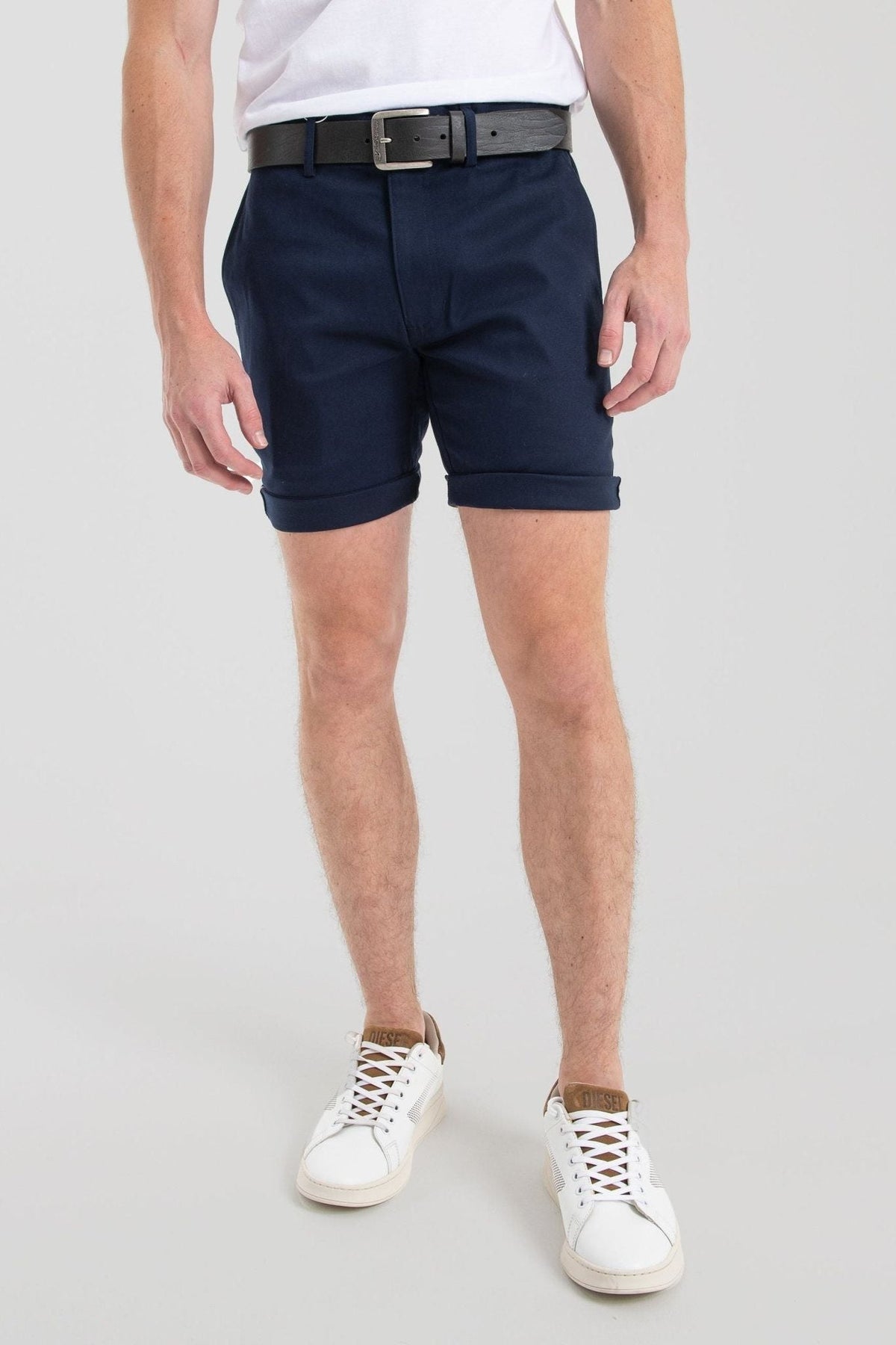 Ben Sherman Mens Chino Shorts In Navy