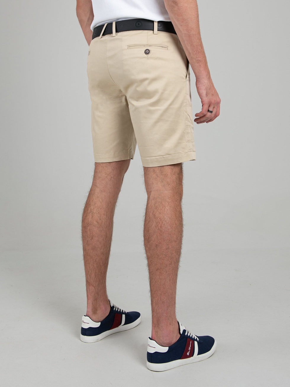 Ben Sherman Mens Straight Fut Chino Shorts In Sandstone