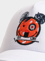 Ben Sherman Bshead050 Happy Bear Trucker Cap White