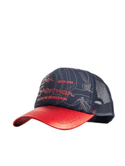 Ben Sherman Bshead049 Exploded Scooter Foil Trucker Navy/Red