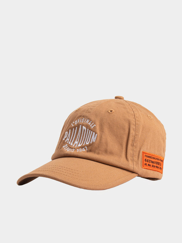 Palladium Mens Dad Cap In Camel