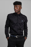 Ben Sherman Mens Target Long Sleeves Shirt In Black