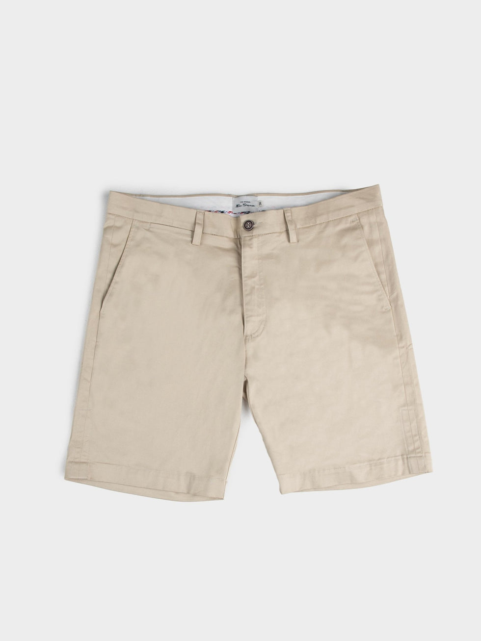 Ben Sherman Mens Straight Fut Chino Shorts In Sandstone